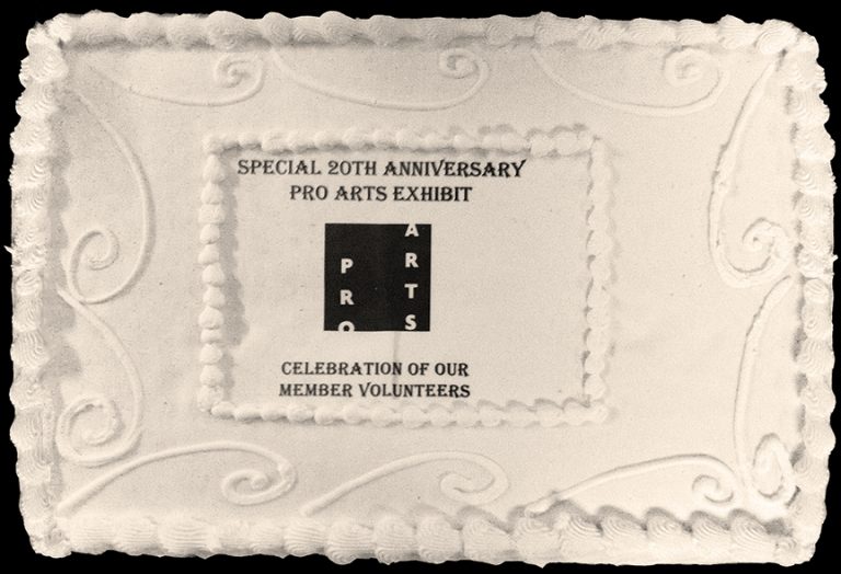 Pro Arts 20th Anniversary Cake