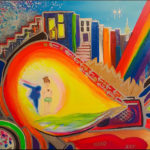 Jason_Coletta_I'm A Rainbow Too 2016_acrylic and oil mixed media on canvas_48x24 inches