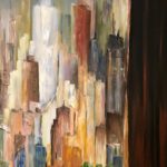 Jacqueline_Firmo Falconi_The City That Never Sleeps_Oil on canvas_30x48 in