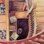 05.Stairs at Bramwell, 11_x18_, WC, 1998