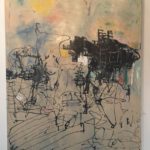 Miriam_Bisceglia_DrawingMuscic_OilandEnamelOnCanvas_48x36